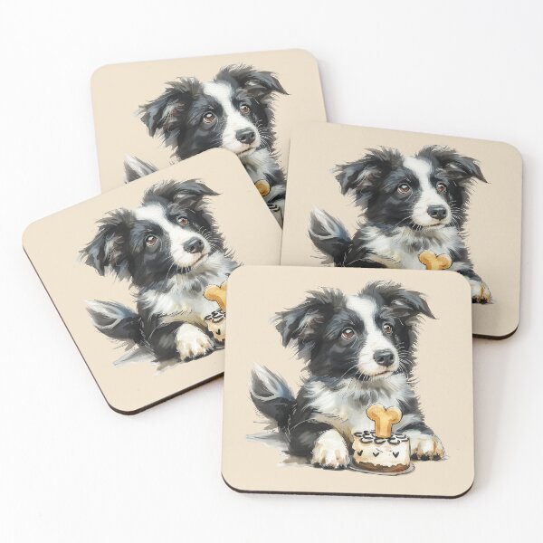 Item preview, Border Collie Celebration Time designed and sold by Erika Kaisersot.