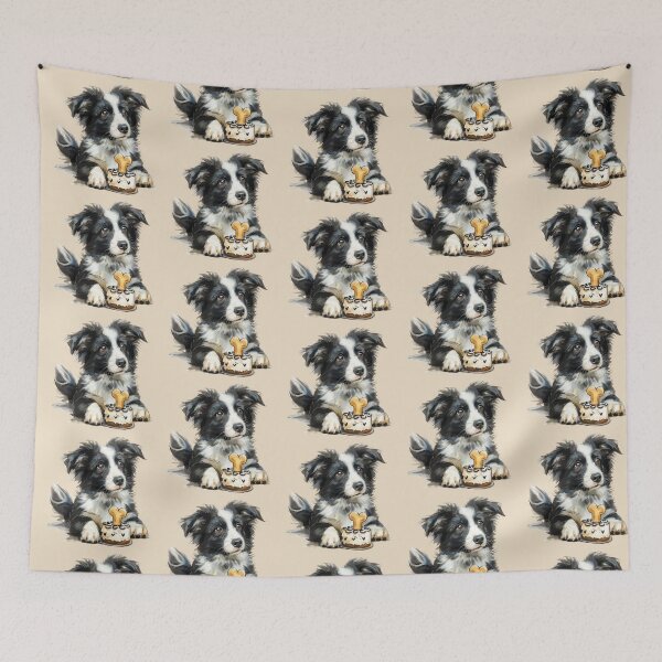 Item preview, Border Collie Celebration Time designed and sold by Erika Kaisersot.