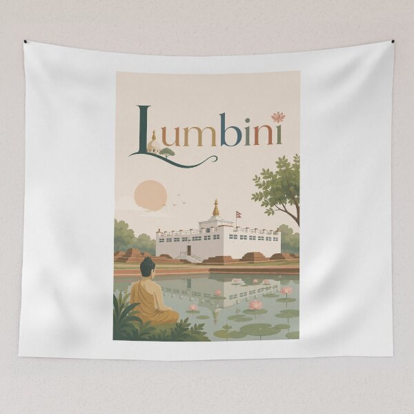 Item preview, Lumbini Maya Devi Temple and Sacred Garden Nepal designed and sold by Aryabek.