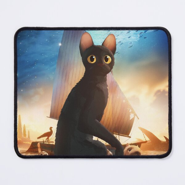 Item preview, Flow movie black cat in the ocean with capybara friend on a sailboat 2024 indie animeted designed and sold by Chardo55.
