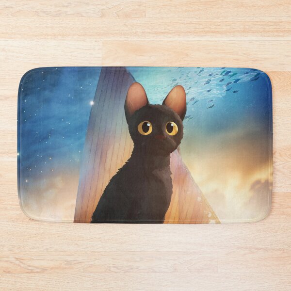 Item preview, Flow movie black cat in the ocean with capybara friend on a sailboat 2024 indie animeted designed and sold by Chardo55.