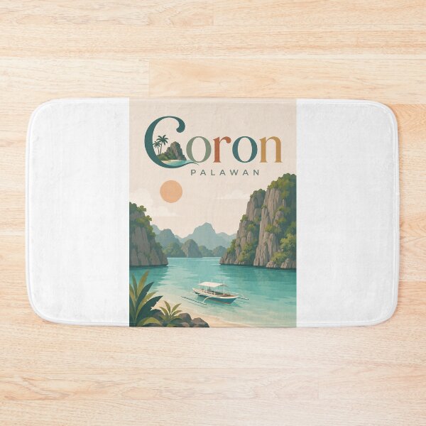 Item preview, Islas de piedra caliza de Coron Palawan y lago Kayangan Filipinas designed and sold by Aryabek.