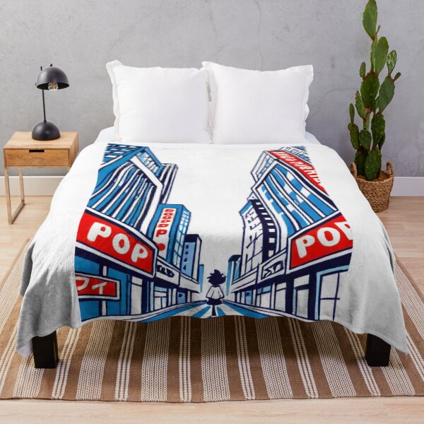 Item preview, Art - Stylized Urban Scene, Visual Evocation of City Pop designed and sold by Reverso-Design.