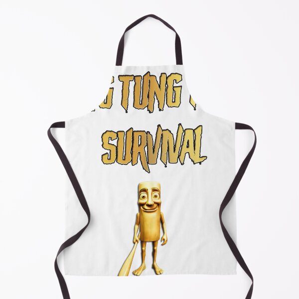 Item preview, Gold Tung Tung Tung Survival Logo With Triple T designed and sold by ChudCircleGames.