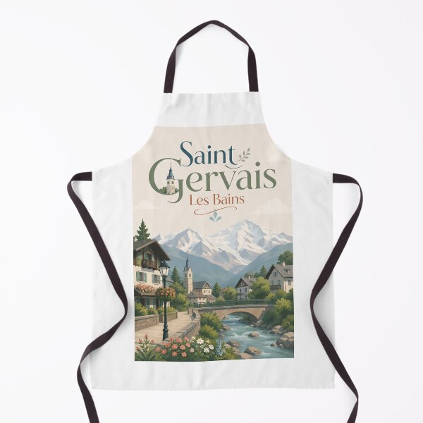 Aperçu de l'œuvre Saint Gervais les Bains Mont Blanc Haute Savoie France créée et vendue par Aryabek.