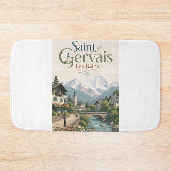 Aperçu de l'œuvre Saint Gervais les Bains Mont Blanc Haute Savoie France créée et vendue par Aryabek.