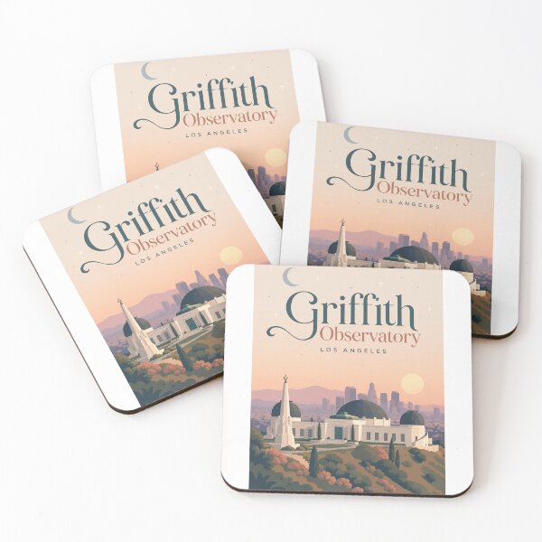 Item preview, Griffith Observatory and Hollywood Hills Los Angeles California designed and sold by Aryabek.