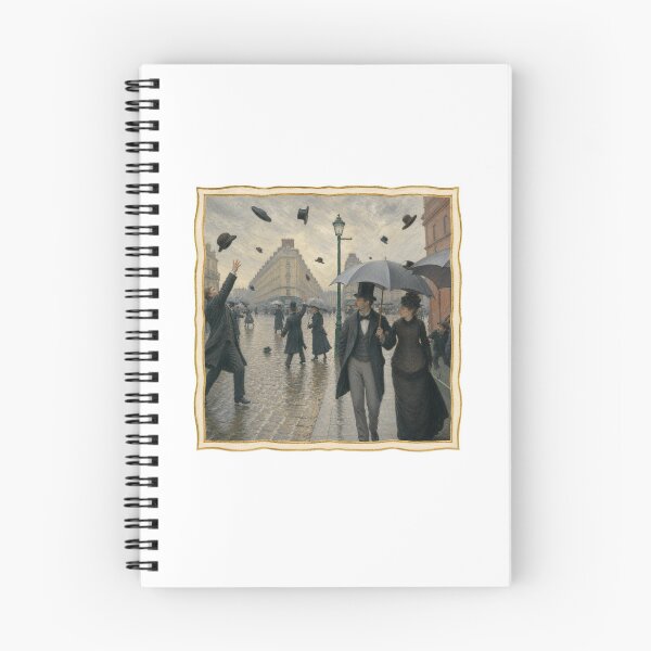 Item preview, Flying Hat Emergency in Rainy Paris designed and sold by GoverArt.