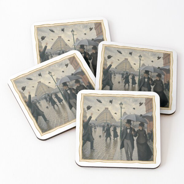 Item preview, Flying Hat Emergency in Rainy Paris designed and sold by GoverArt.
