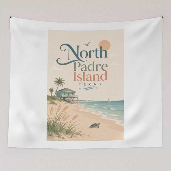 Item preview, North Padre Island Gulf Coast Texas Padre Island National Seashore designed and sold by Aryabek.