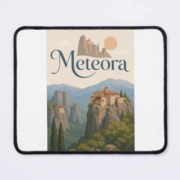 Item preview, Meteora Monasteries Thessaly Greece UNESCO World Heritage designed and sold by Aryabek.