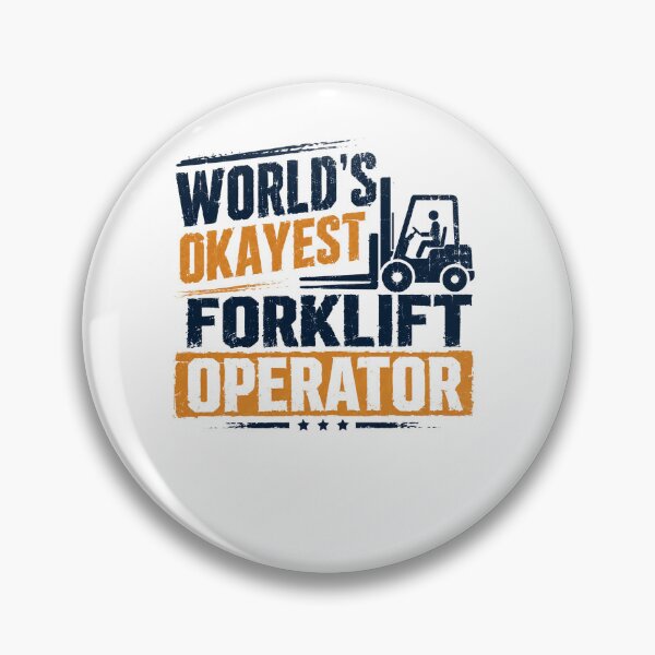 Item preview, World's Okayest Forklift Operator Warehouse Driver Material Handler Gift designed and sold by RetroMini2026.
