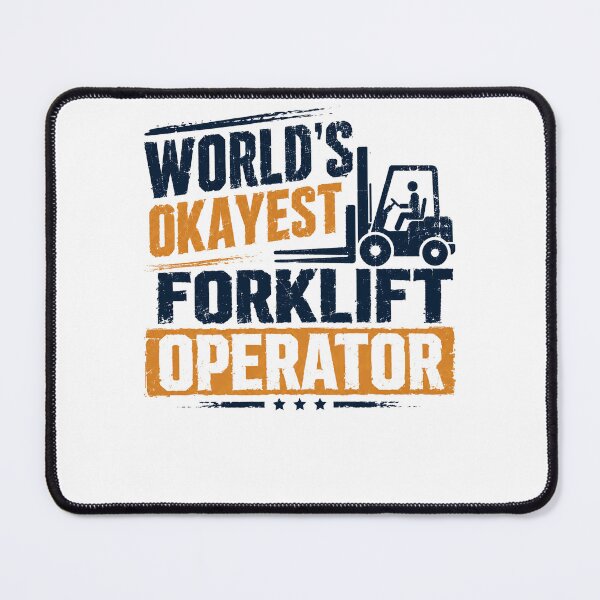 Item preview, World's Okayest Forklift Operator Warehouse Driver Material Handler Gift designed and sold by RetroMini2026.