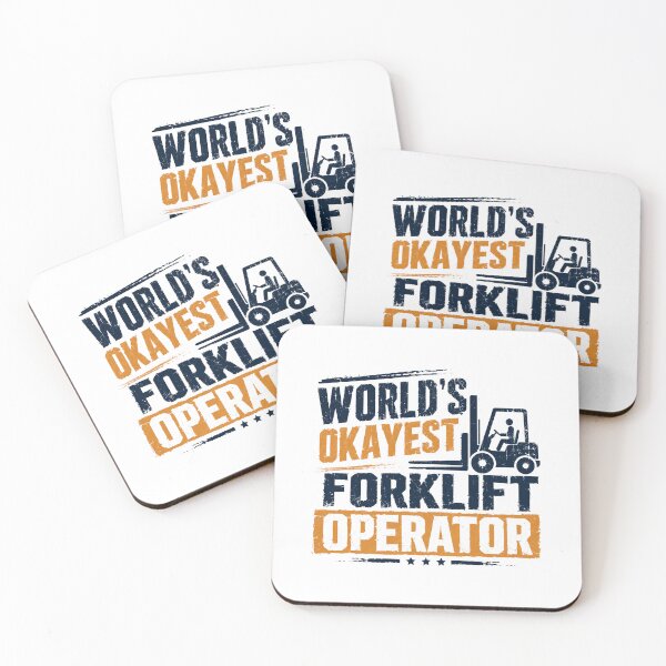 Item preview, World's Okayest Forklift Operator Warehouse Driver Material Handler Gift designed and sold by RetroMini2026.