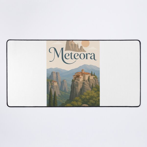 Item preview, Meteora Monasteries Thessaly Greece UNESCO World Heritage designed and sold by Aryabek.