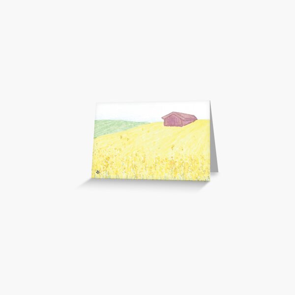 Rapeseed Fields Greeting Card