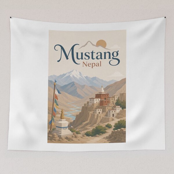 Item preview, Upper Mustang Lo Manthang Himalayas Nepal designed and sold by Aryabek.