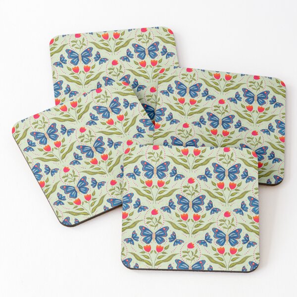 Item preview, Blue Butterfly in the Tulip Garden designed and sold by Citizen.