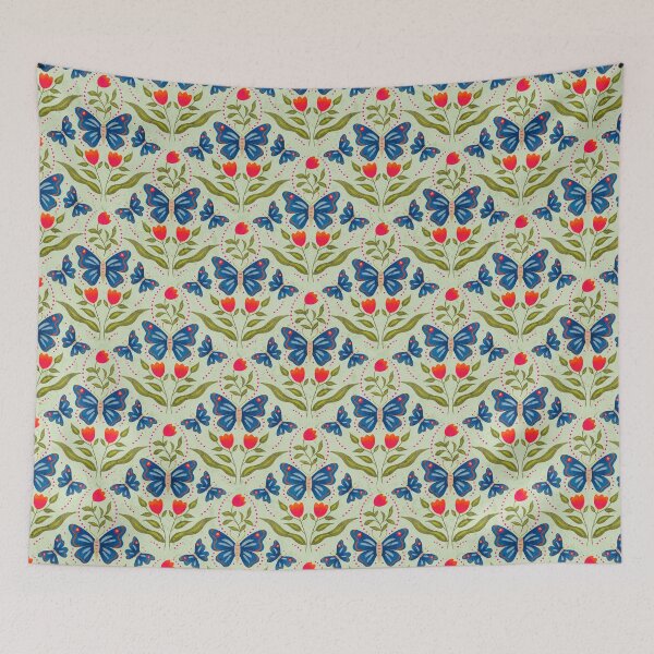 Item preview, Blue Butterfly in the Tulip Garden designed and sold by Citizen.