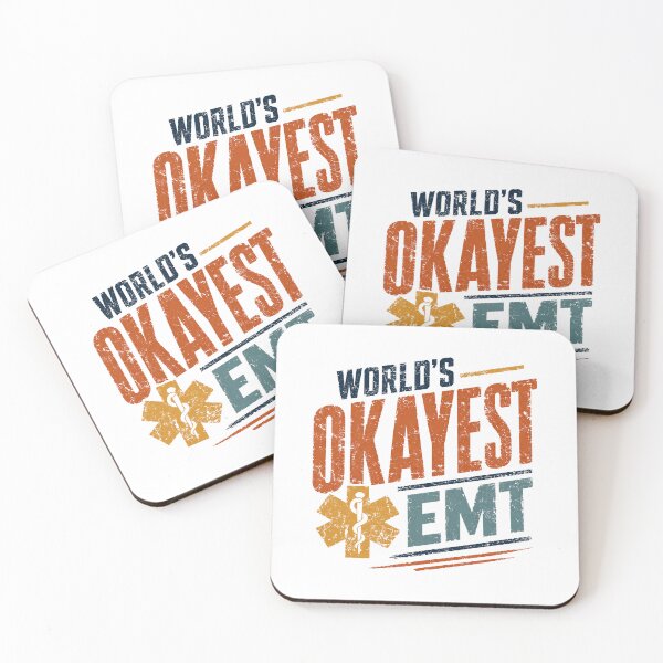 Item preview, World's Okayest EMT Emergency Medical Technician Paramedic First Responder designed and sold by RetroMini2026.