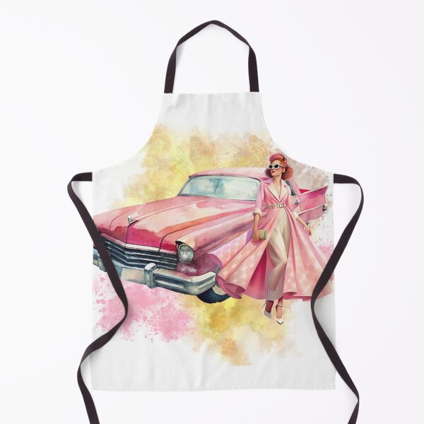 Item preview, Pink Cadillac with Woman and Water Color Spread designed and sold by Angellacelin.