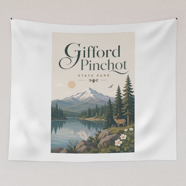Item preview, Gifford Pinchot National Forest Mount Adams Washington designed and sold by Aryabek.