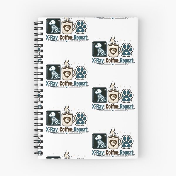 Item preview, X-Ray. Coffee. Repeat. | Funny Veterinary Radiology Gift for Vet Techs designed and sold by Bettybee00.