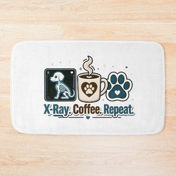 Item preview, X-Ray. Coffee. Repeat. | Funny Veterinary Radiology Gift for Vet Techs designed and sold by Bettybee00.