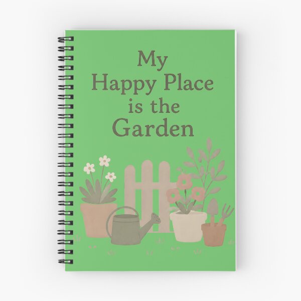 Item preview, My Happy Place Is the Garden | Cute Gardening Quote Floral Garden Lover Design designed and sold by KAM-KAM-STORE.