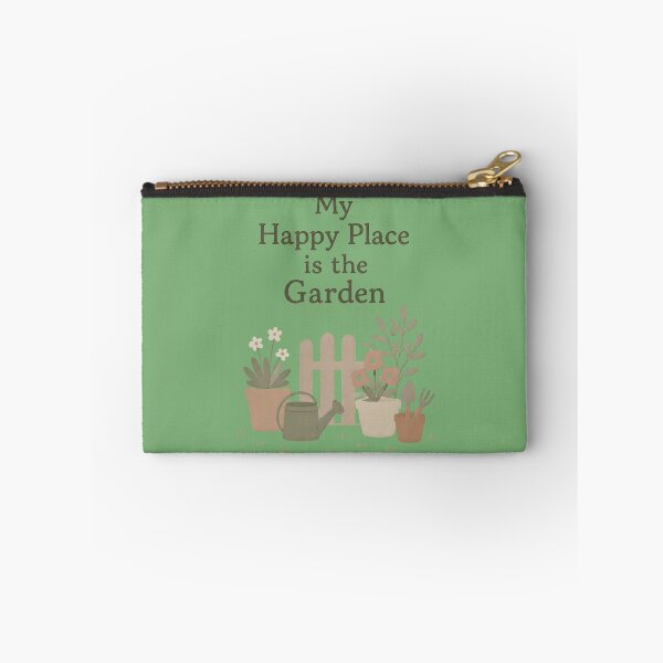 Item preview, My Happy Place Is the Garden | Cute Gardening Quote Floral Garden Lover Design designed and sold by KAM-KAM-STORE.