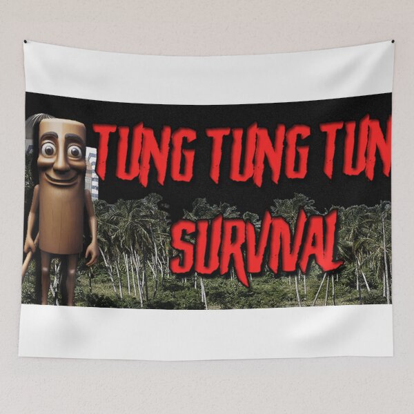 Item preview, Tung Tung Tung Survival Cover designed and sold by ChudCircleGames.