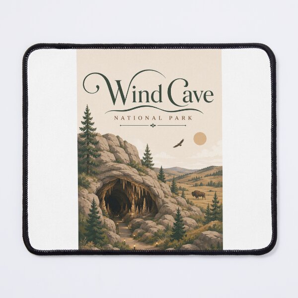 Item preview, Wind Cave National Park Black Hills South Dakota designed and sold by Aryabek.