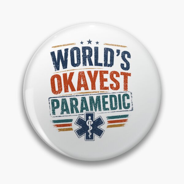 Item preview, World's Okayest Paramedic EMS Worker EMT First Responder Gift designed and sold by RetroMini2026.
