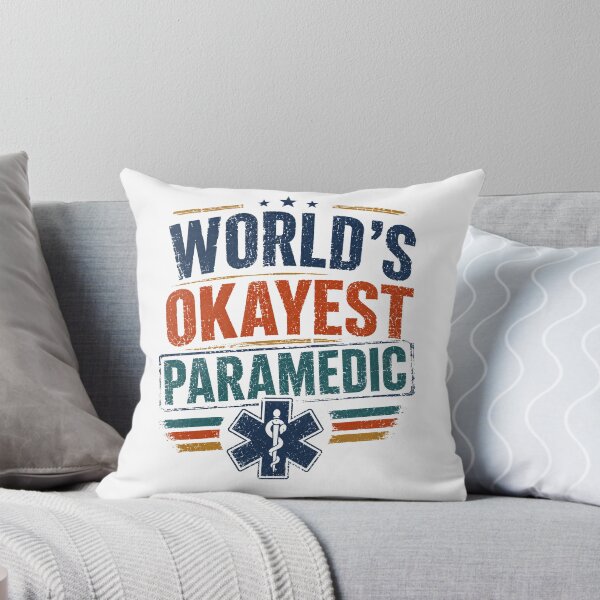 Item preview, World's Okayest Paramedic EMS Worker EMT First Responder Gift designed and sold by RetroMini2026.