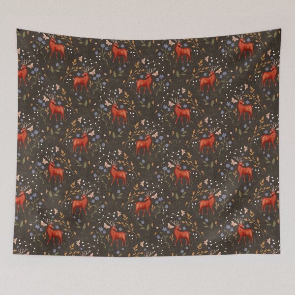 Item preview, Gentle Stag amongst the Wildflowers designed and sold by Citizen.
