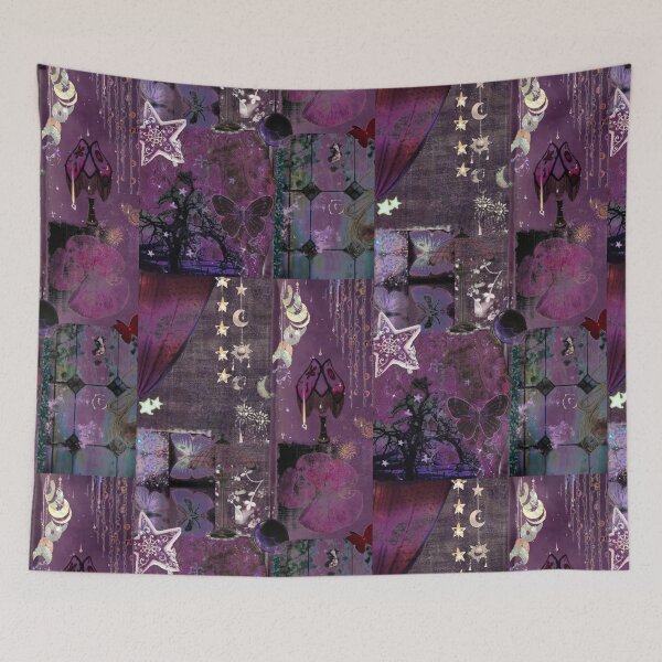 Item preview, Purple whimsigoth aesthetic designed and sold by BrontesWhimsyStore.