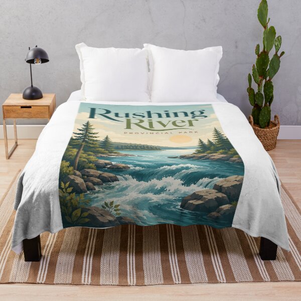 Item preview, Rushing River Provincial Park Ontario Canadian Shield designed and sold by Aryabek.