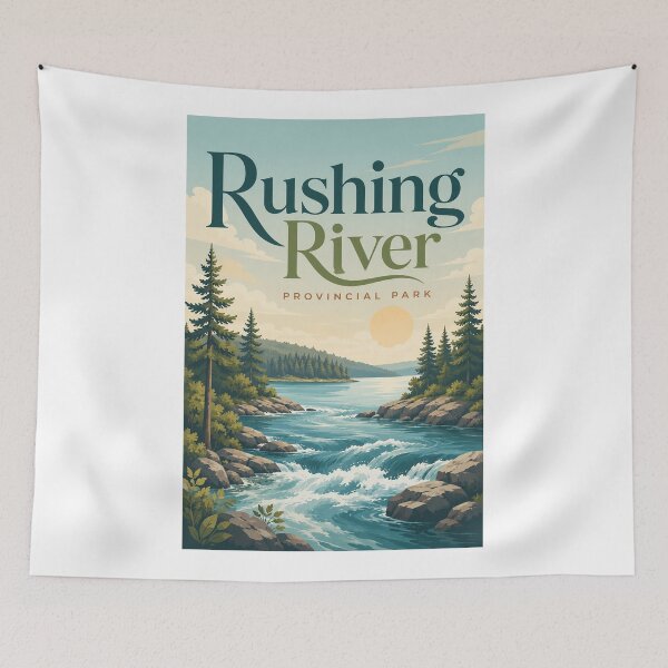 Item preview, Rushing River Provincial Park Ontario Canadian Shield designed and sold by Aryabek.