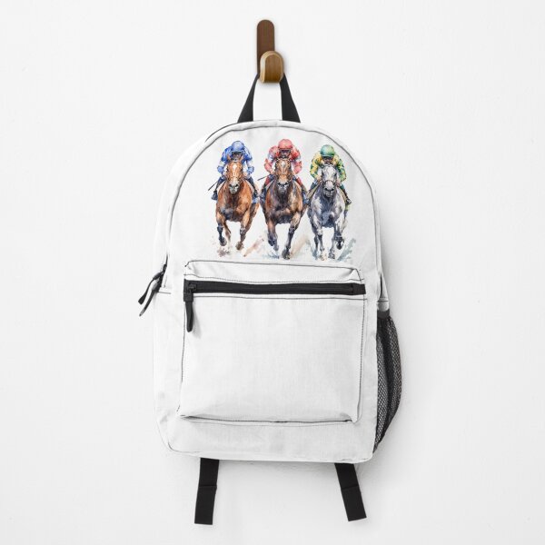 Item preview, Dynamic Horse Racing Jockeys Watercolor Art designed and sold by BetweenForms.
