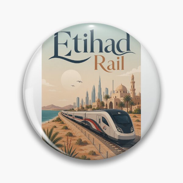 Item preview, Etihad Rail Dubai Abu Dhabi United Arab Emirates designed and sold by Aryabek.