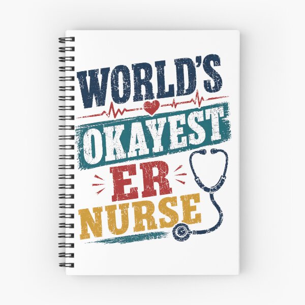 Item preview, World's Okayest ER Nurse Emergency Room RN Sarcastic Gift designed and sold by RetroMini2026.