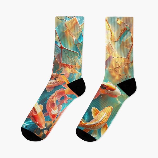 Item preview, Prismatic Koi Swirl designed and sold by ONYX Pixee.