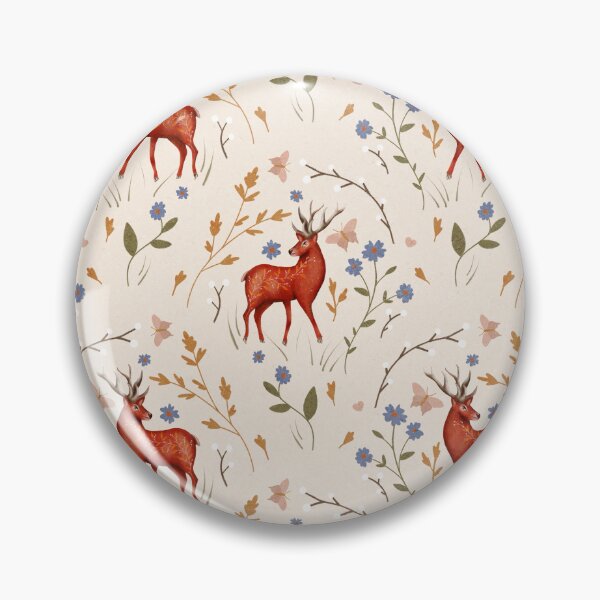 Item preview, Gentle Stag Amongst the Wildflowers designed and sold by Citizen.