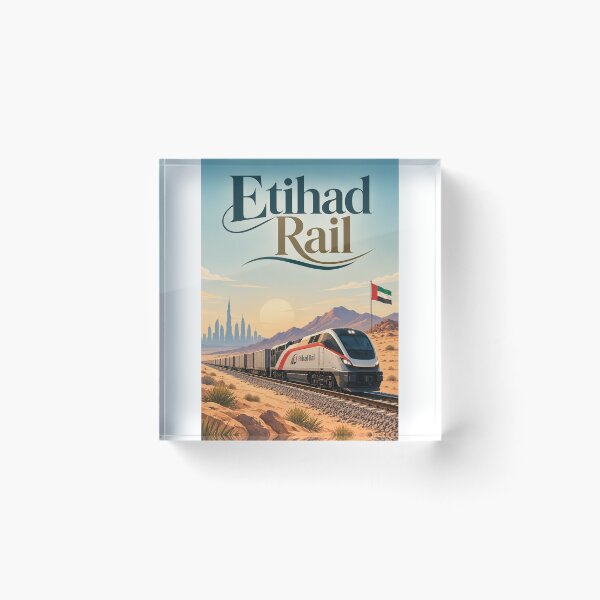 Artikelvorschau, Etihad Rail Freight Network Abu Dhabi Vereinigte Arabische Emirate entworfen und verkauft von Aryabek.