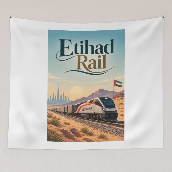 Item preview, Etihad Rail Freight Network Abu Dhabi United Arab Emirates designed and sold by Aryabek.