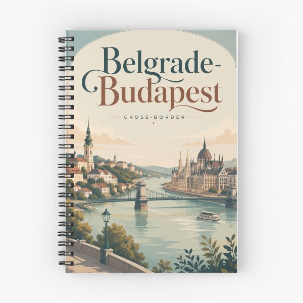 Item preview, Belgrade Budapest Cross Border Danube Railway Serbia Hungary designed and sold by Aryabek.