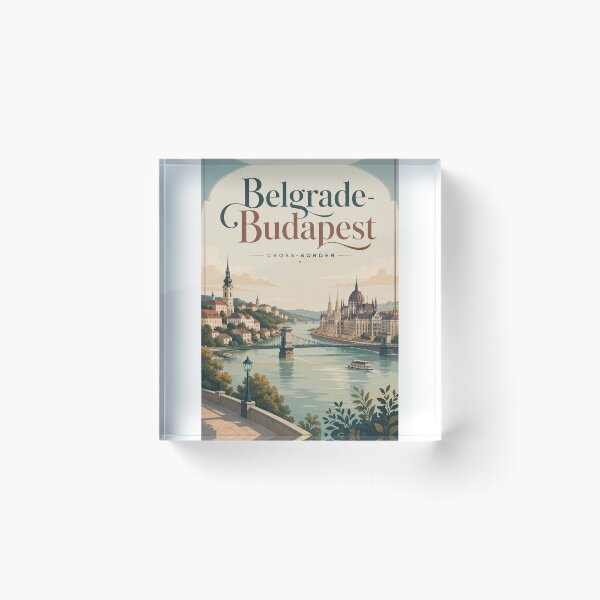 Item preview, Belgrade Budapest Cross Border Danube Railway Serbia Hungary designed and sold by Aryabek.