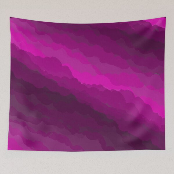 Item preview, Fluffy Hot Pink Cloud Gradient designed and sold by SolGalaxyDesign.