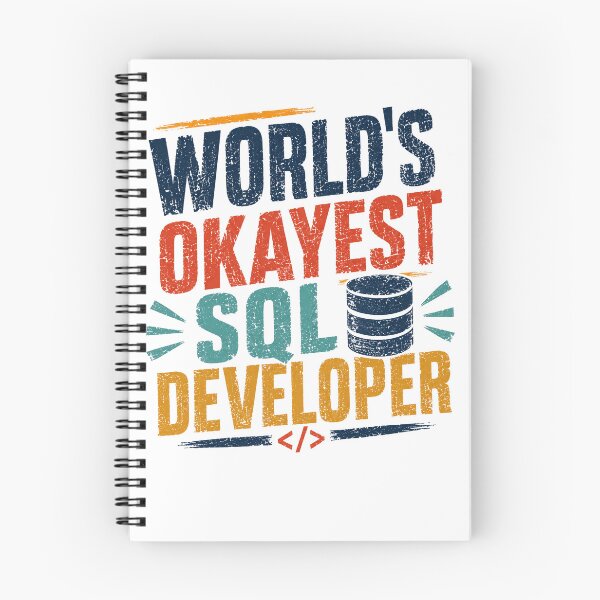 Item preview, World's Okayest SQL Developer Programmer Database Coding IT Professional designed and sold by RetroMini2026.