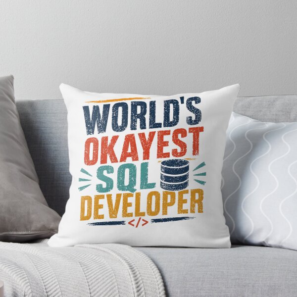 Item preview, World's Okayest SQL Developer Programmer Database Coding IT Professional designed and sold by RetroMini2026.